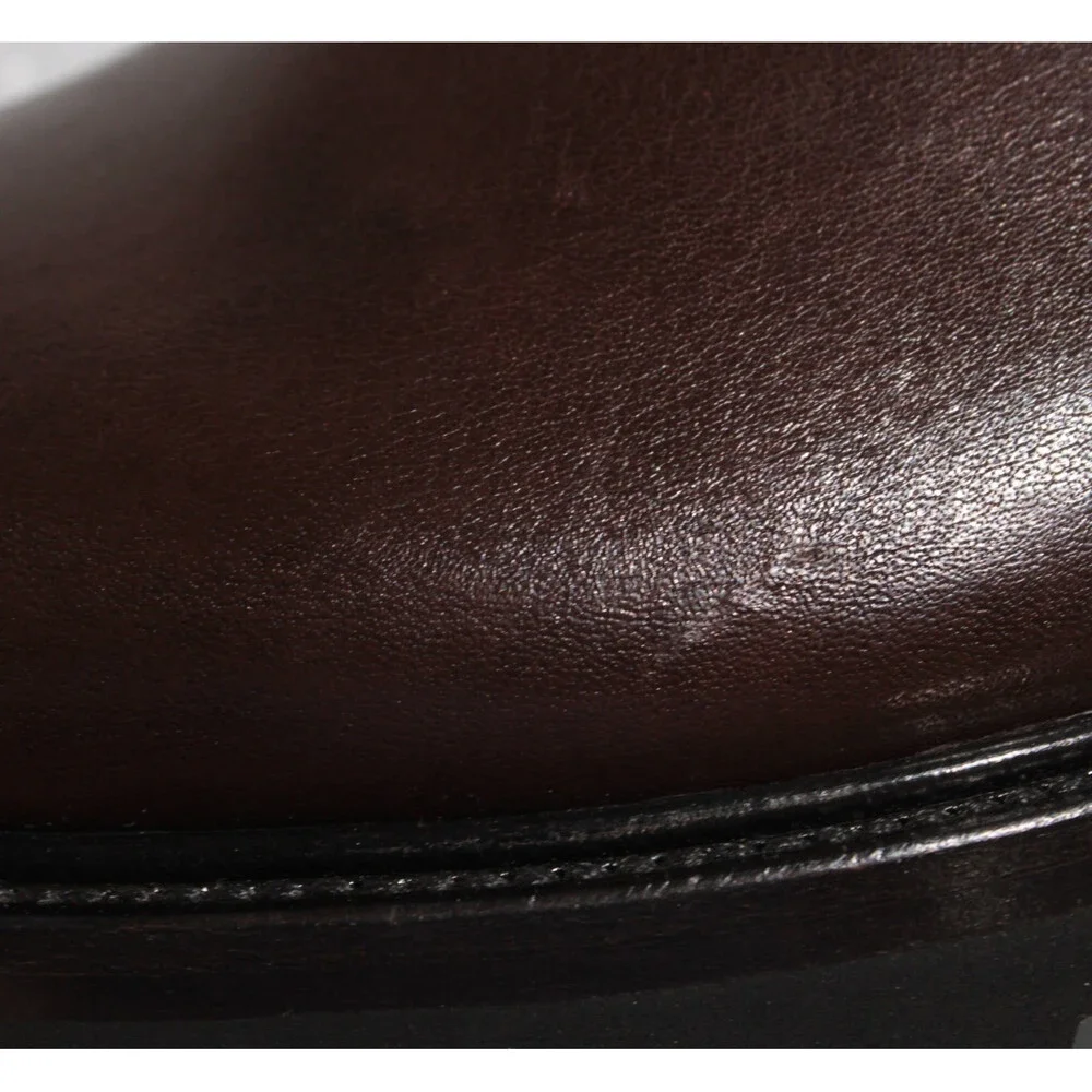Di Bianco NWD Pull On Chelsea Boots Size 9 US in Brown Leather Made in Italy